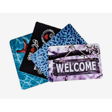 Printed Rubber-Backed Doormat, Assorted Designs - 40 x 60cm
